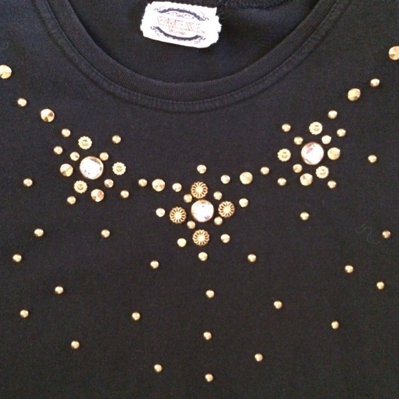 Separate Issue Woman 1X -Black, Bling T-Shirt - Picture 3 of 7